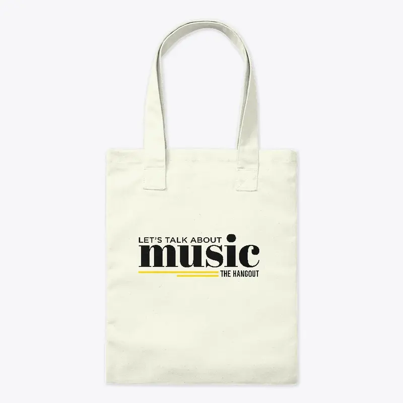 Let's Talk About Music Tote Bag